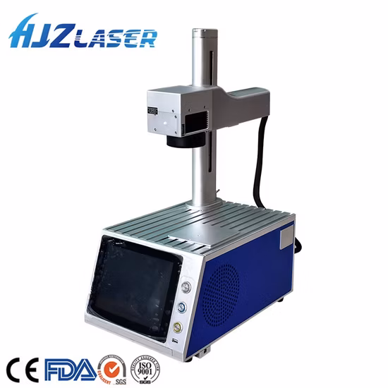 Mini macchina per marcatura laser portatile 30W 50W fibra/CO2/3W 5W UV/stampante laser/macchina per stampa logo 3D/macchina per incisione laser per metallo/gioielli/plastica/vetro